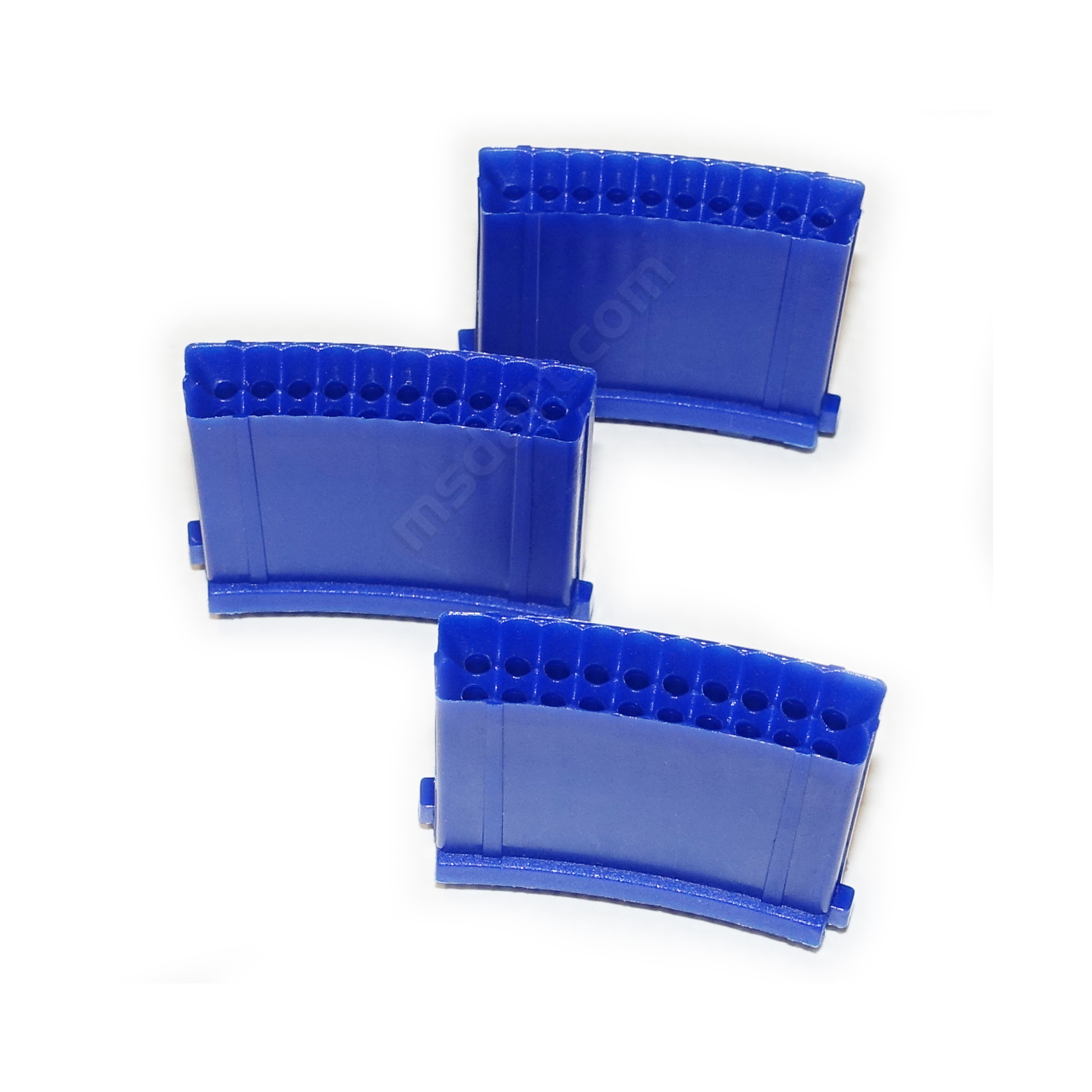 3x Triple blue segments, original Loewen dart spare part