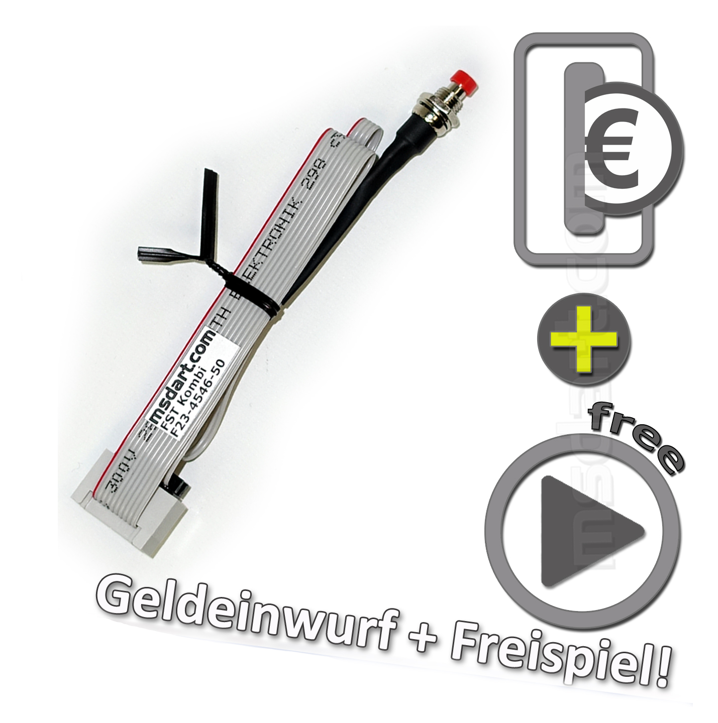 Freispieltaster für Löwen Dart HB8 HB9 SM92 SM94, Geldeinwurf weiterhin möglich